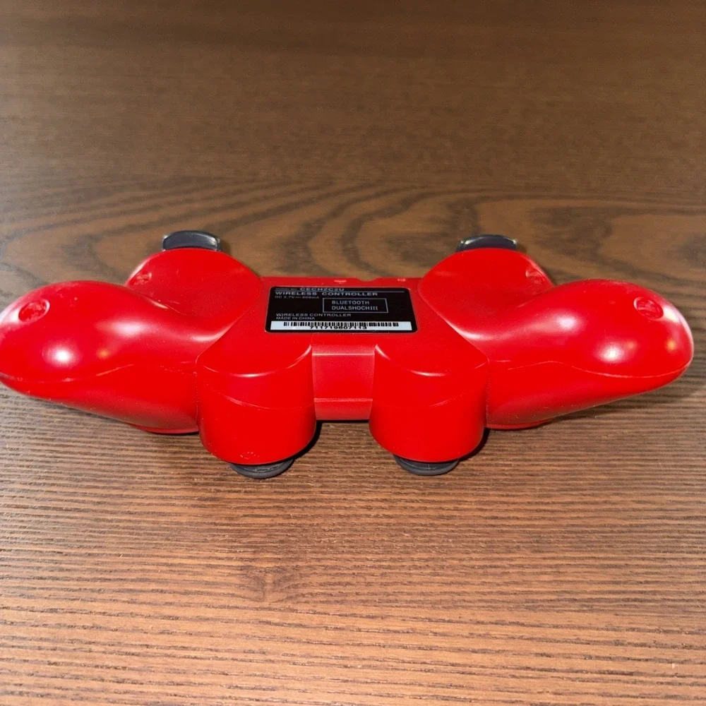 Sony PlayStation PS3 Red DualShock 3‎ Controller CECHZC2U A1 Wireless OEM TESTED
